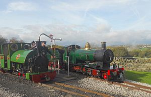 Kirklees Light Railway Badger and Katie Shelley.jpg