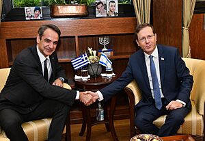 Kyriakos Mitsotakis visit to Israel, December 2021 (GPOHA1 5294)