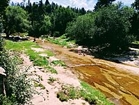 La Cumbresita, River through city