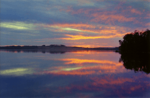 Lake Isle Red Sunset