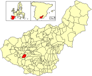 Location of Escúzar