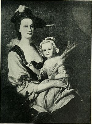 MRS. GEORGE SAMUEL OGLE AND CHILD(Nee Anne Tasker)