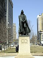 Macomb statue in detroit