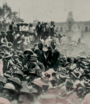 Madero y Pino Suárez en gira electoral en 1911