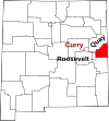 State map highlighting Curry County