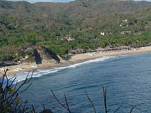 Mazunte beach view