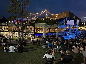 Merriweather After 2019 Renovations at Night