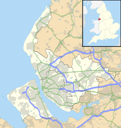 Everton is located in Merseyside