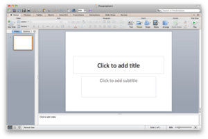 Microsoft PowerPoint for Mac 2011