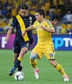 Mikael Lustig - Yevhen Konoplyanka 20120611