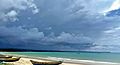 Monsoon clouds arriving at Port Blair, Andaman