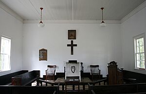 Mount Moriah Lutheran Church Baughman Settlement Interior