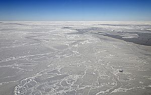 NASA's DC-8 Flying Over the Weddell Sea