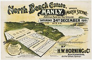 North Beach Estate Manly Auction 1910