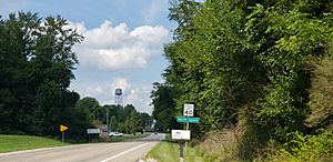 North Salem sign and water tower