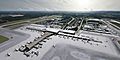 Oslo Lufthavn 2017 - visualisering luftperspektiv dag