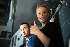 Paige VanZant & Max Holloway 180426-D-SW162-1092 (41727474821)