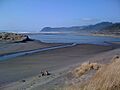 Pistol River mouth, Pacific Ocean
