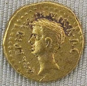 Repubblica, lepido, aureo, 42 a.c.
