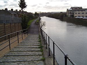 River Lea steps