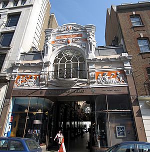 Royal Arcade London panorama