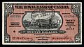 Royal Bank of Canada, Trinidad, 1920, $20 or £4.3.4