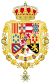 Royal Greater Coat of Arms of Spain (1761-1868 and 1874-1931) Version with Golden Fleece and Order of Charles III Collars.svg