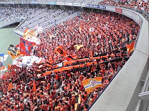 S-Pulse supporters away at FC Tokyo September 2007