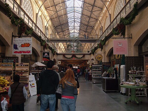 SF Ferry Building interior 1