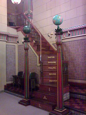 Salt Lake Masonic Temple stairwell