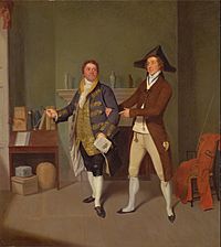 Samuel de Wilde - John Quick and John Fawcett in Thomas Moreton's "The Way to Get Married" - Google Art Project