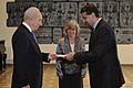 Shapiro presenting credentials to Peres 2011-08-03