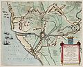 Siege of Gravelines (Grevelingen) in 1644 (Atlas van Loon)