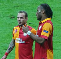 Sneijder & Drogba