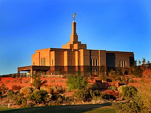 The LDS Temple in Snowflake