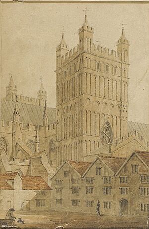 South Tower of Exeter Cathedral