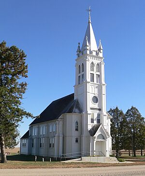 St. Johannes Kirche (Lyons, Nebraska) from NW