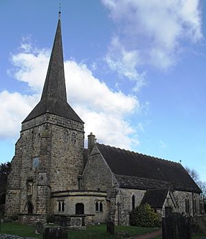 St Margaret's Church, West Hoathly (from Southwest)