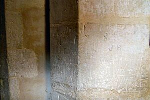 St Marys Gamlingay graffiti