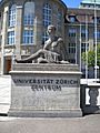 Statue at University of Zurich