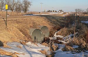 Stewart Bridge (Nuckolls County, NE) replacement culvert 2