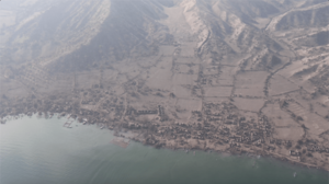 Taal Volcano Island ashfall