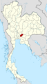 Thailand Nakhon Nayok locator map