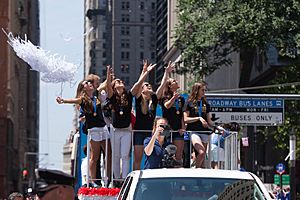 The United States Women's Soccer Team Ticker-Tape Parade New York City (19397144610)