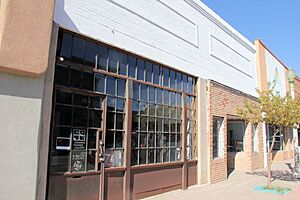 The former Chief Theater, now the Crashing Thunder Gallery.