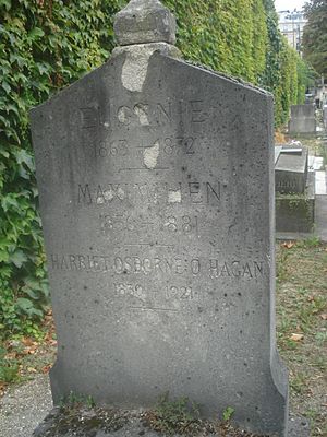 The grave of Harriet OSBORNE O'HAGAN – Montmartre Cemetery