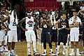 USA basketball players react to Paul George's injury 140801-F-AT963-887