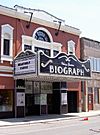 Biograph Theater entrance and marquee