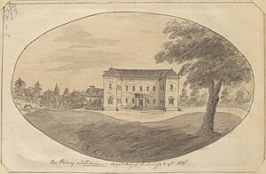 View of Hitchin Priory 1795