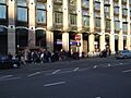 Westminster station entrance Portcullis House